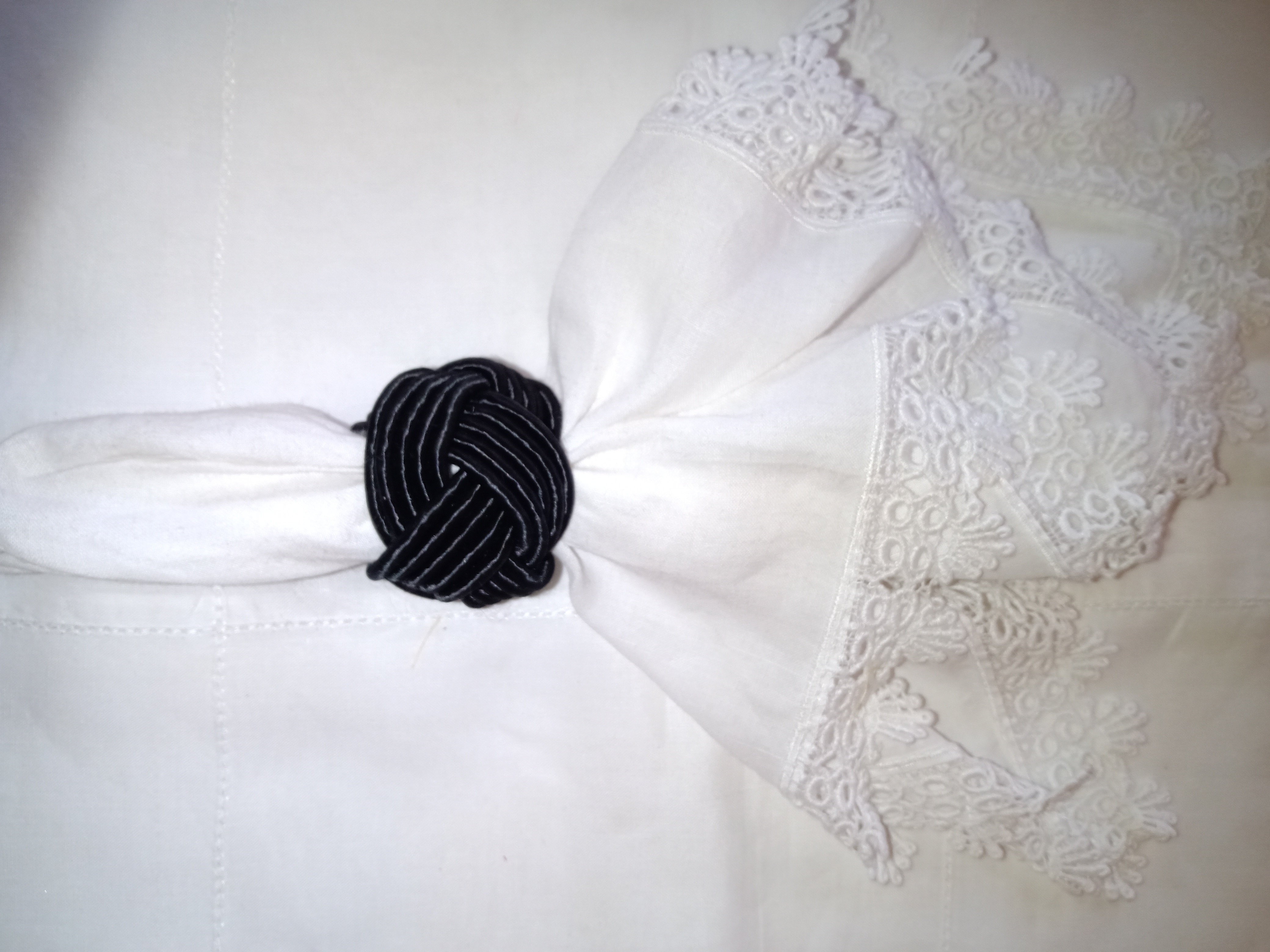 PORTA GUARDANAPO NO PRETO