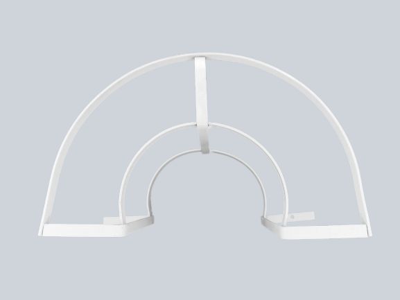 Enrolador de Mangueira de jardim 30m Meia Lua Fixo