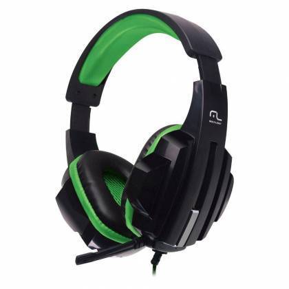 Headset Gamer P2 Preto/Verde Multilaser - PH123